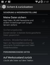 Daten auf Google Servern sichern?