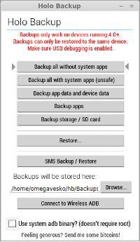 Holo Backup