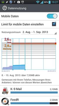 Daten-Statistiken in Android 4.0