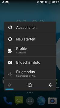 Das Power-Menu